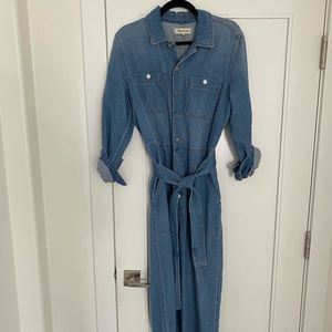 Madewell Denim Jumpsuit Sz. L NWOT